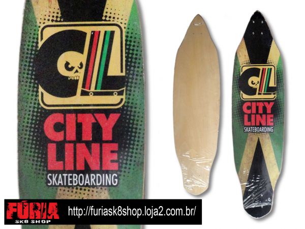 Shape Longboard CityLine Rasta