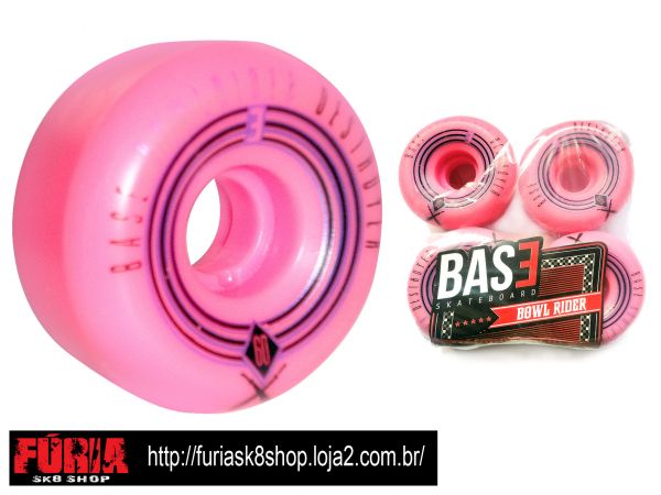 Roda Base 60mm Bowl Rider Pink